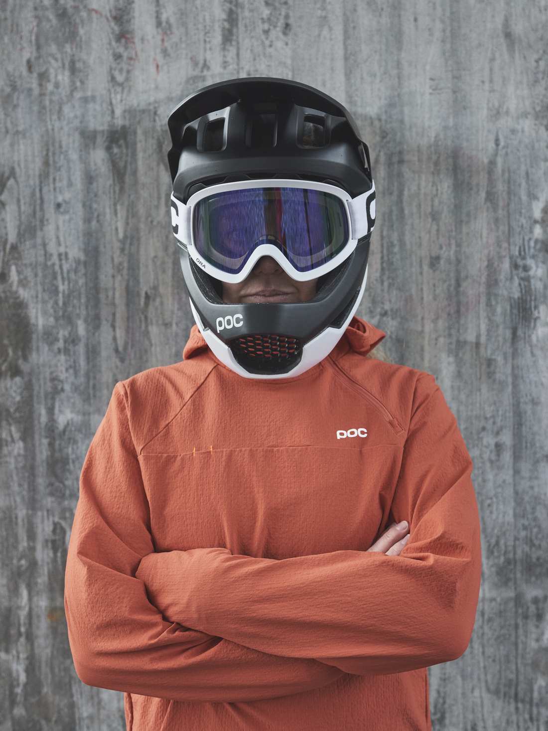 Gogle rowerowe POC ORA - Hydr. White - Clarity Define | Spektris Violet Cat 2 - Image 2