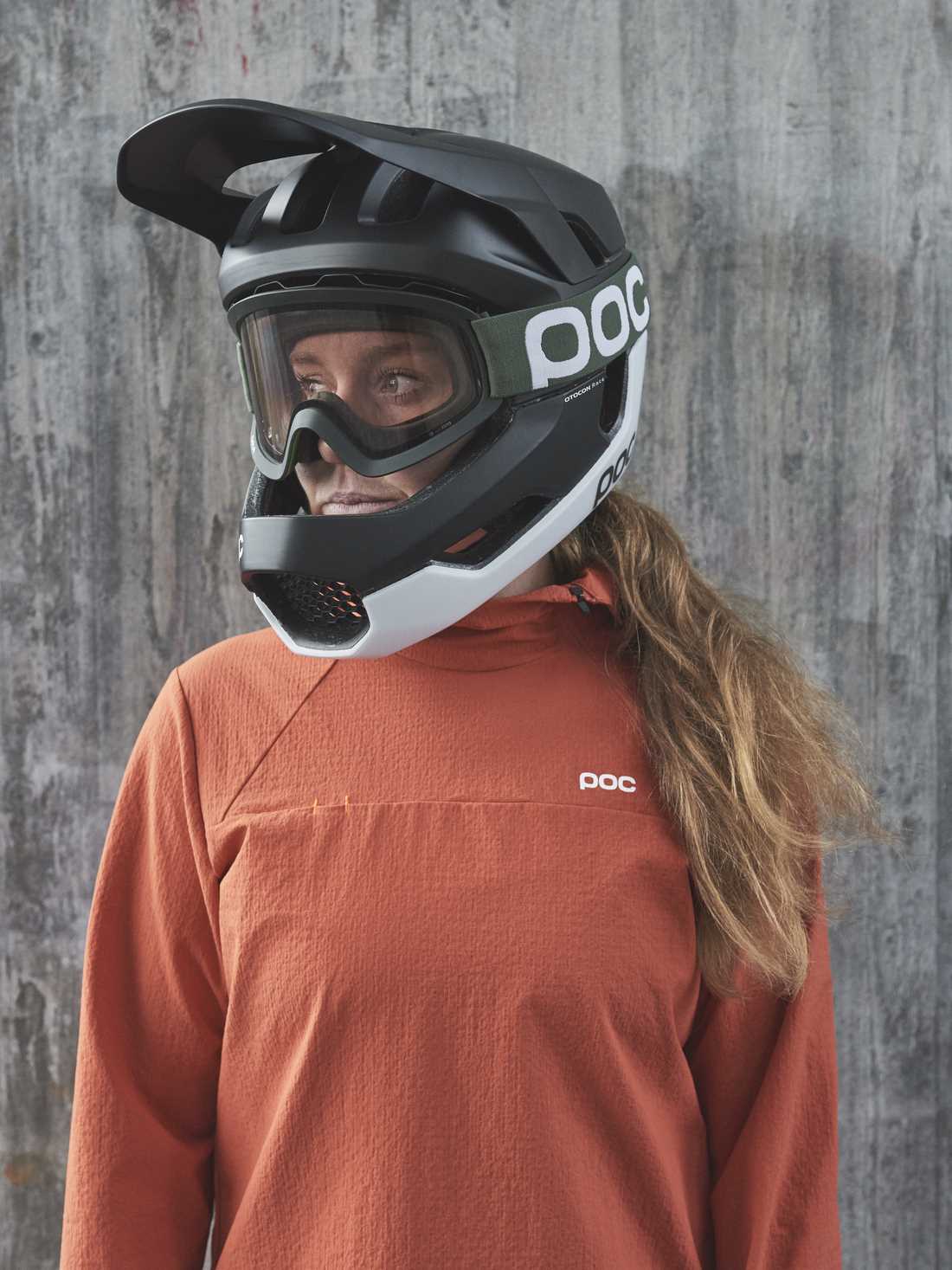 Gogle rowerowe POC ORA CLARITY - Epid. Green | Crality Trail Brown/No Mirror Cat 1 - Image 2