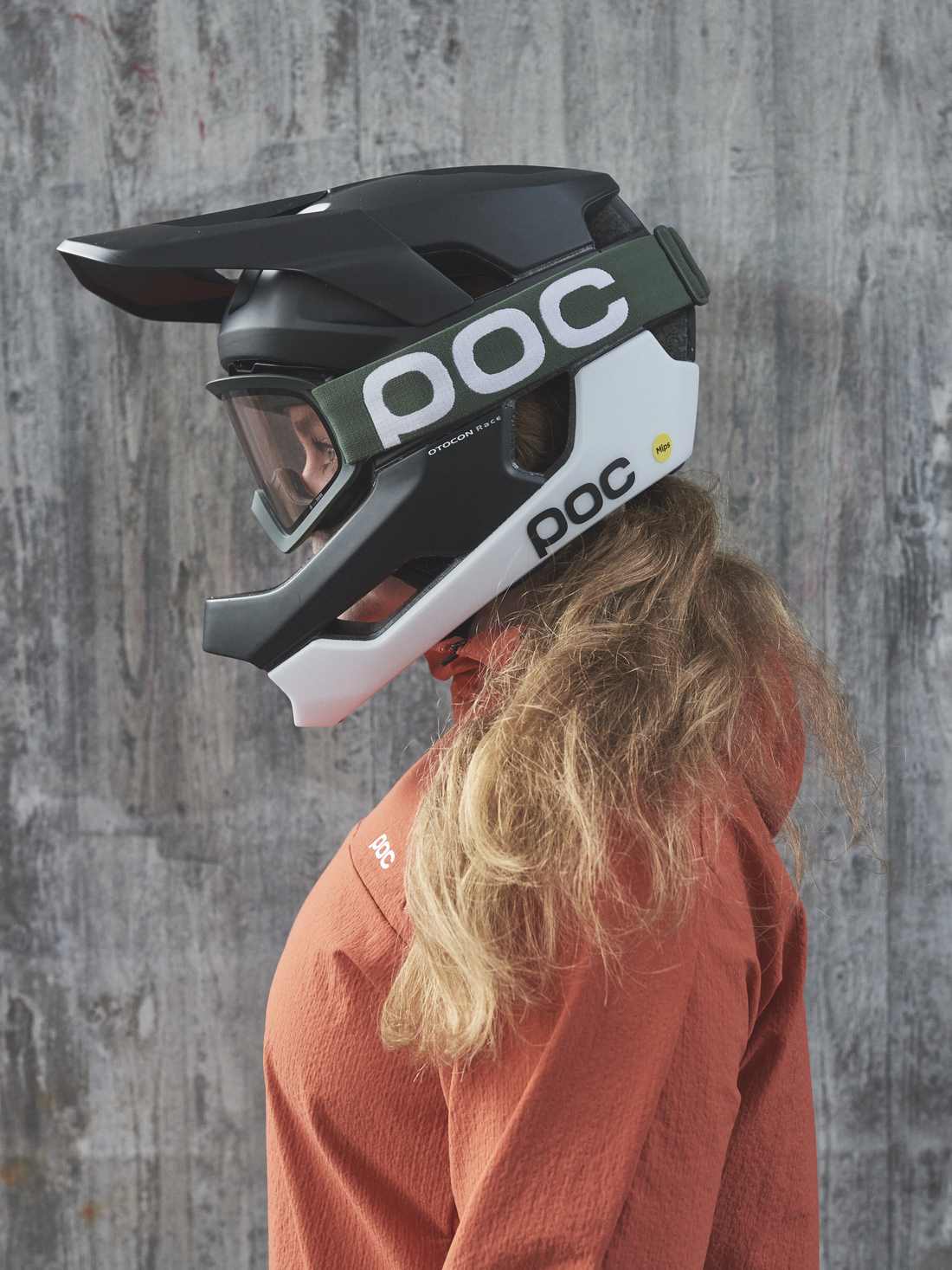 Gogle rowerowe POC ORA CLARITY - Epid. Green | Crality Trail Brown/No Mirror Cat 1 - Image 3