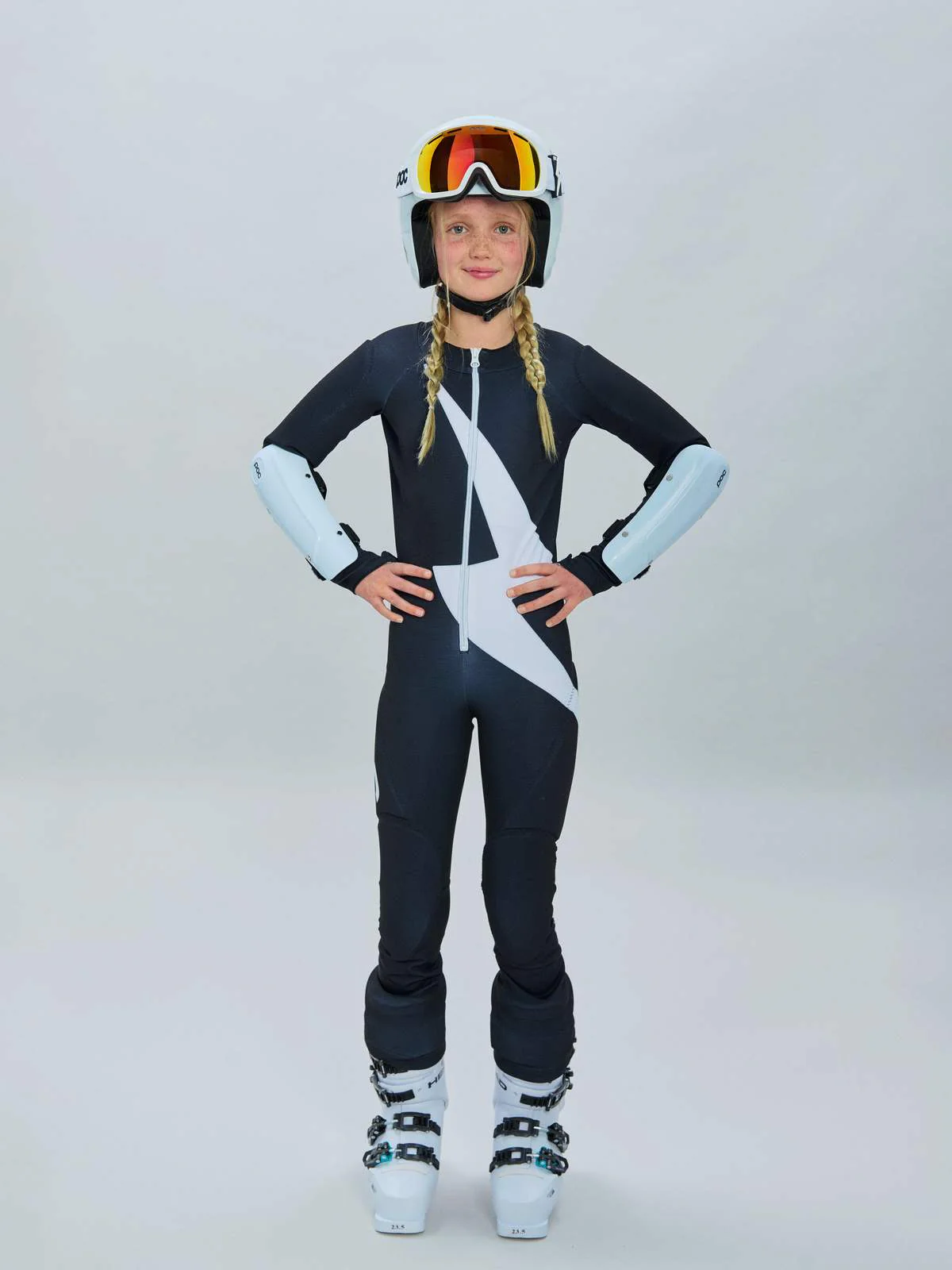 Guma narciarska POC Skin GS JR Blixten Black Blixten Black - Image 2