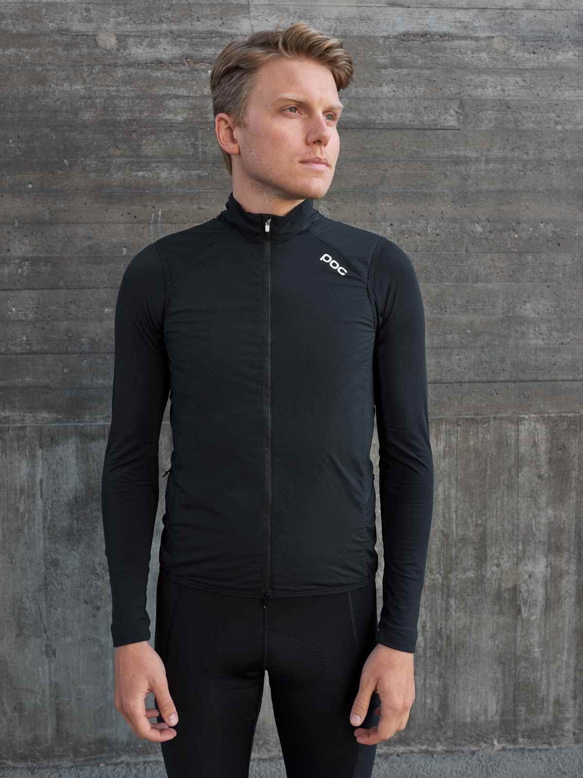 Kamizelka rowerowa POC PRO THERMAL - Ur. Black - Image 2