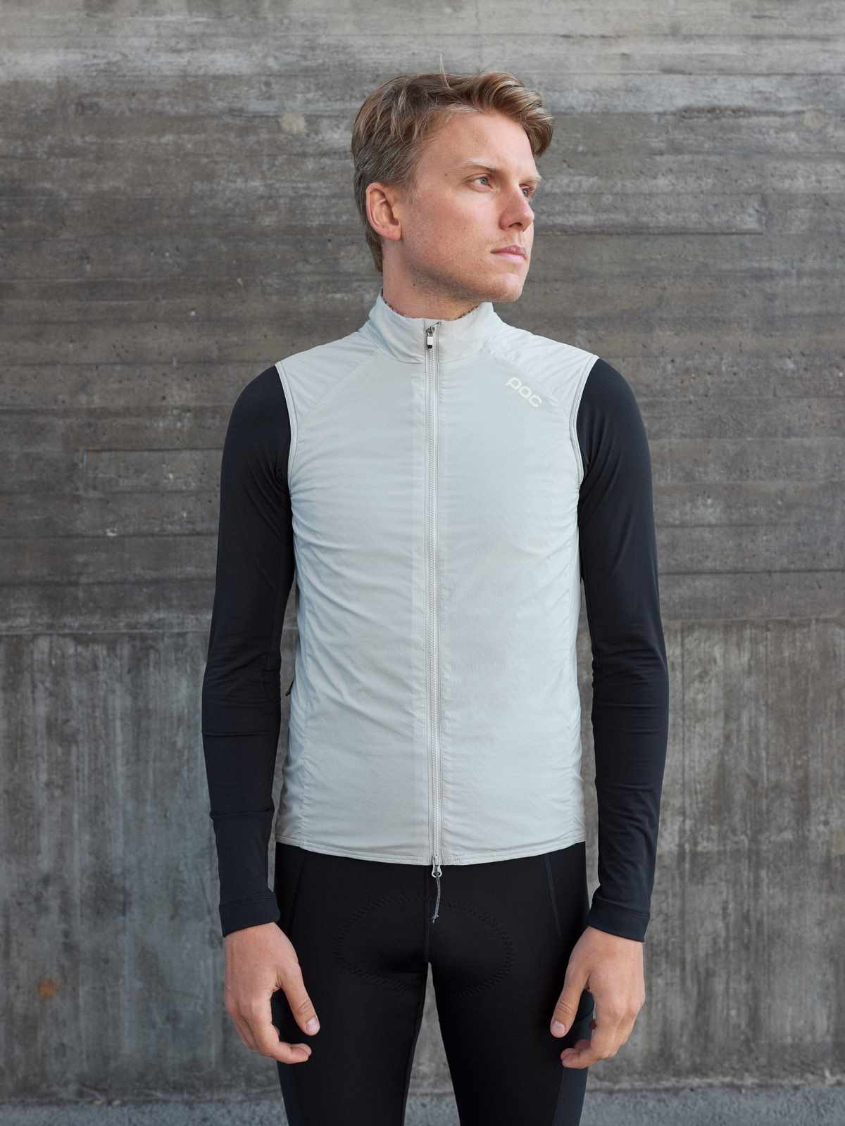 Kamizelka rowerowa POC PRO THERMAL - Granite Grey - Image 2
