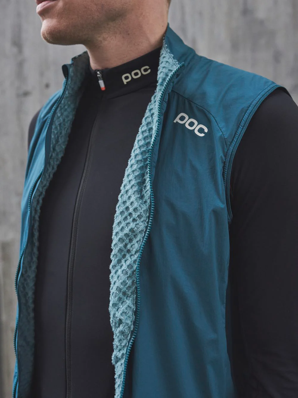Kamizelka rowerowa POC PRO THERMAL - Dioptase Blue - Image 3
