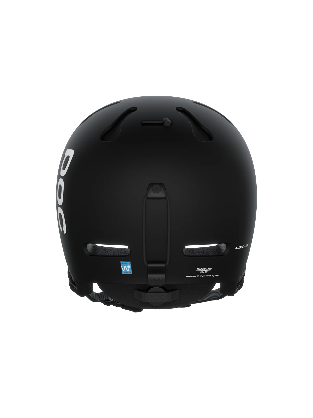 Kask narciarski POC Auric Cut - Matt Black - Image 3