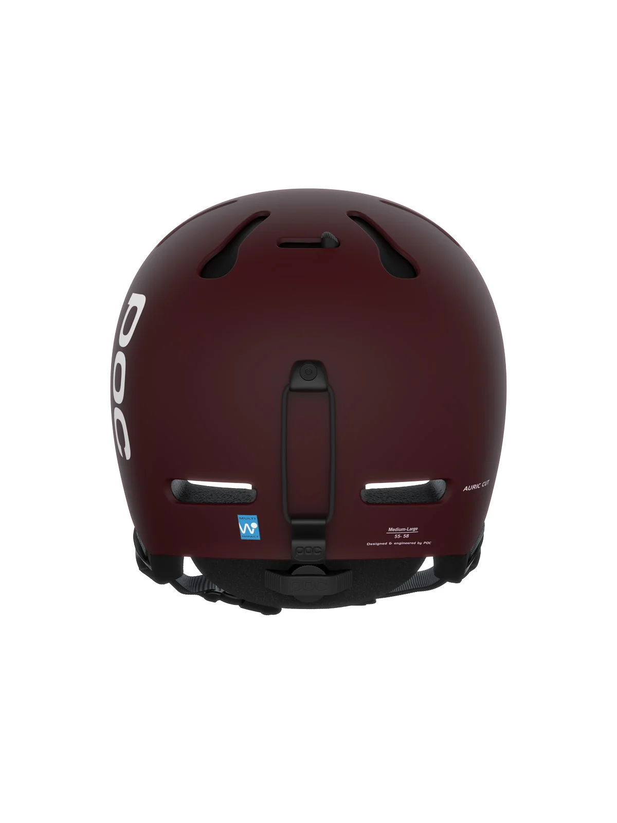 Kask narciarski POC Auric Cut - Garnet Red Matt - Image 4