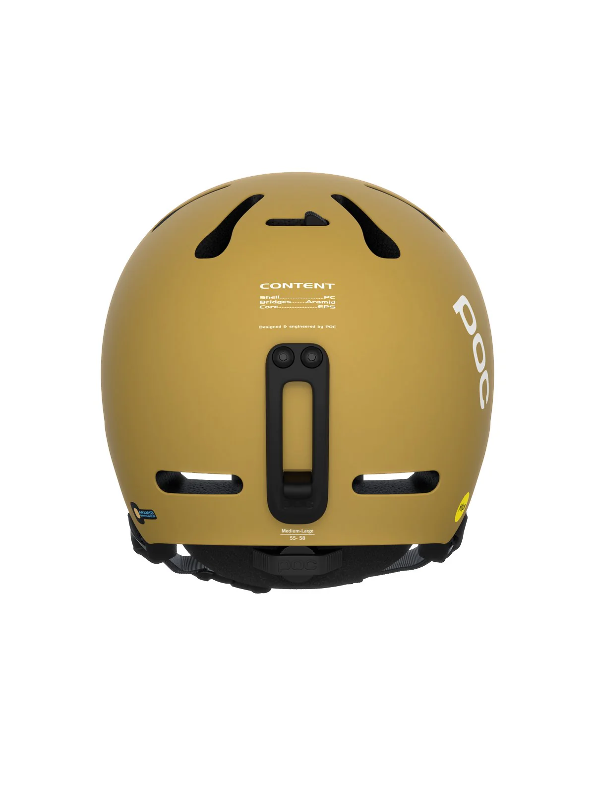 Kask narciarski POC Fornix MIPS - Cerus. Kashima Matt - Image 3