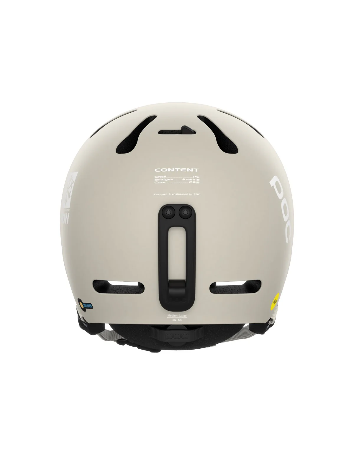 Kask narciarski POC Fornix MIPS POW JJ  - Mineral Grey Matt - Image 3