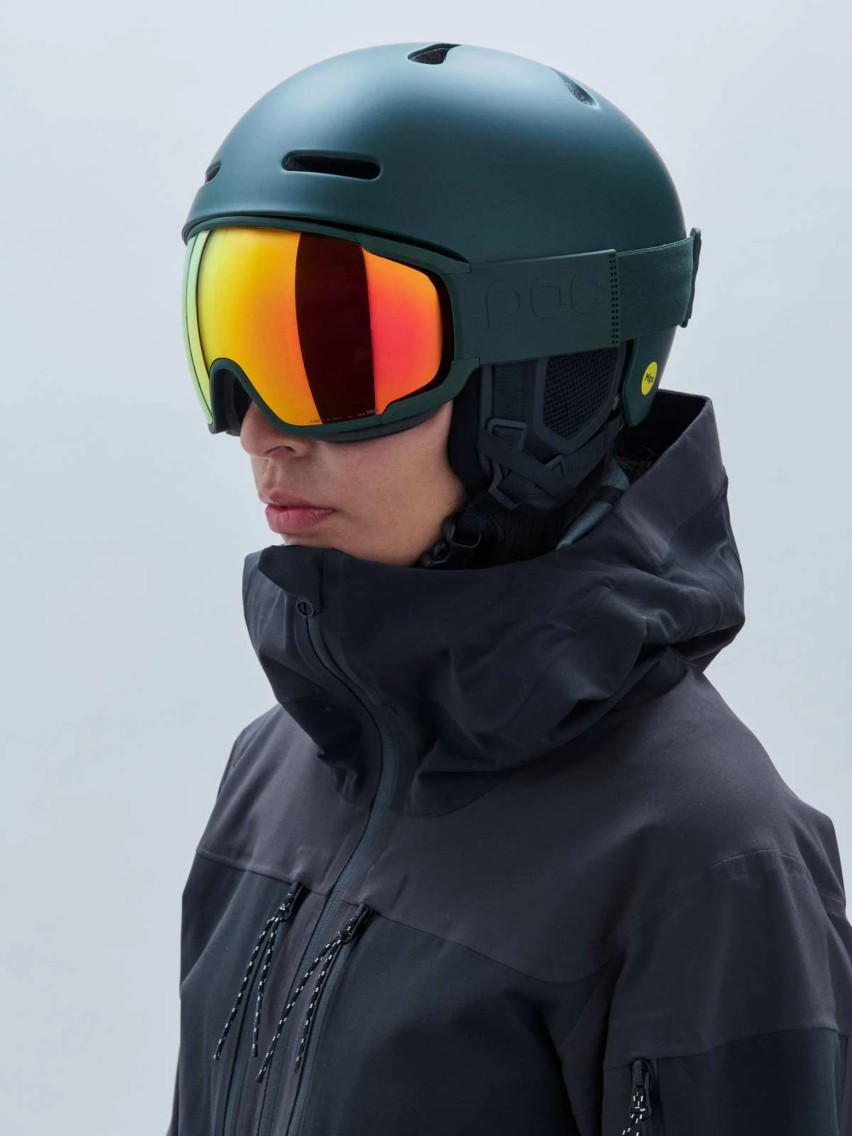 Kask narciarski POC Fornix MIPS - Pargasite Green Matt - Image 2
