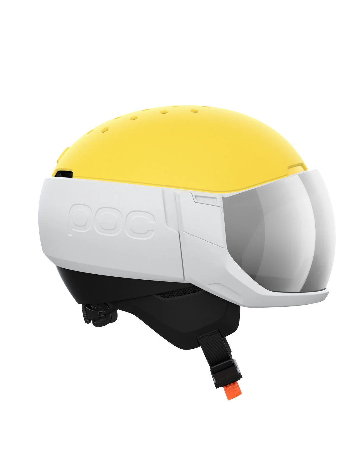 Kask narciarski POC Levator MIPS - Hyd. White/Ave. Yellow Matt - Image 3