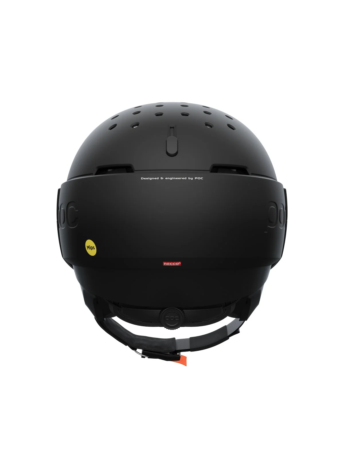 Kask narciarski POC Levator MIPS - Ura. Black Matt - Image 6