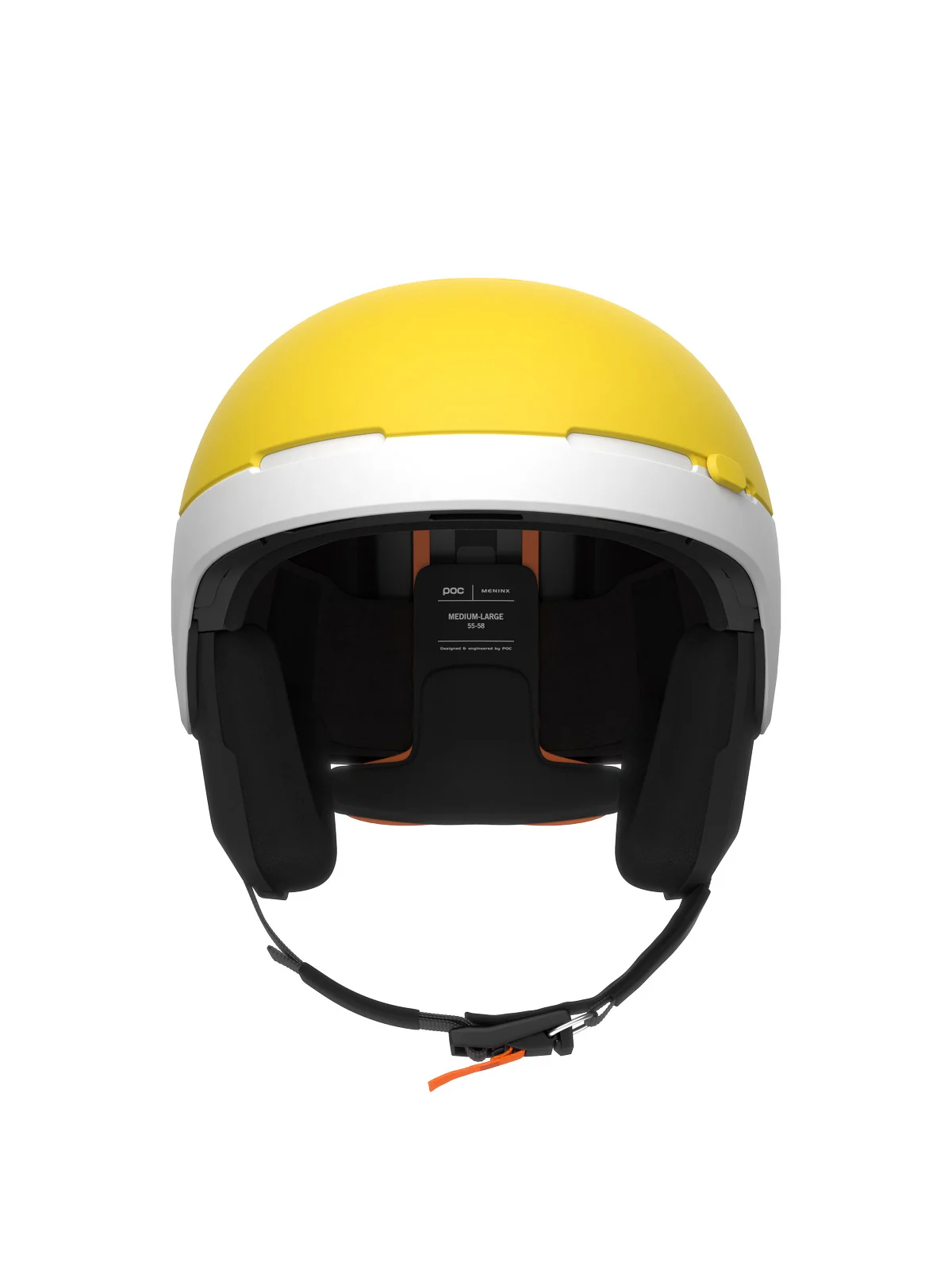 Kask narciarski POC MENINX RS MIPS - Hyd. White/Aven. Yellow Matt - Image 4