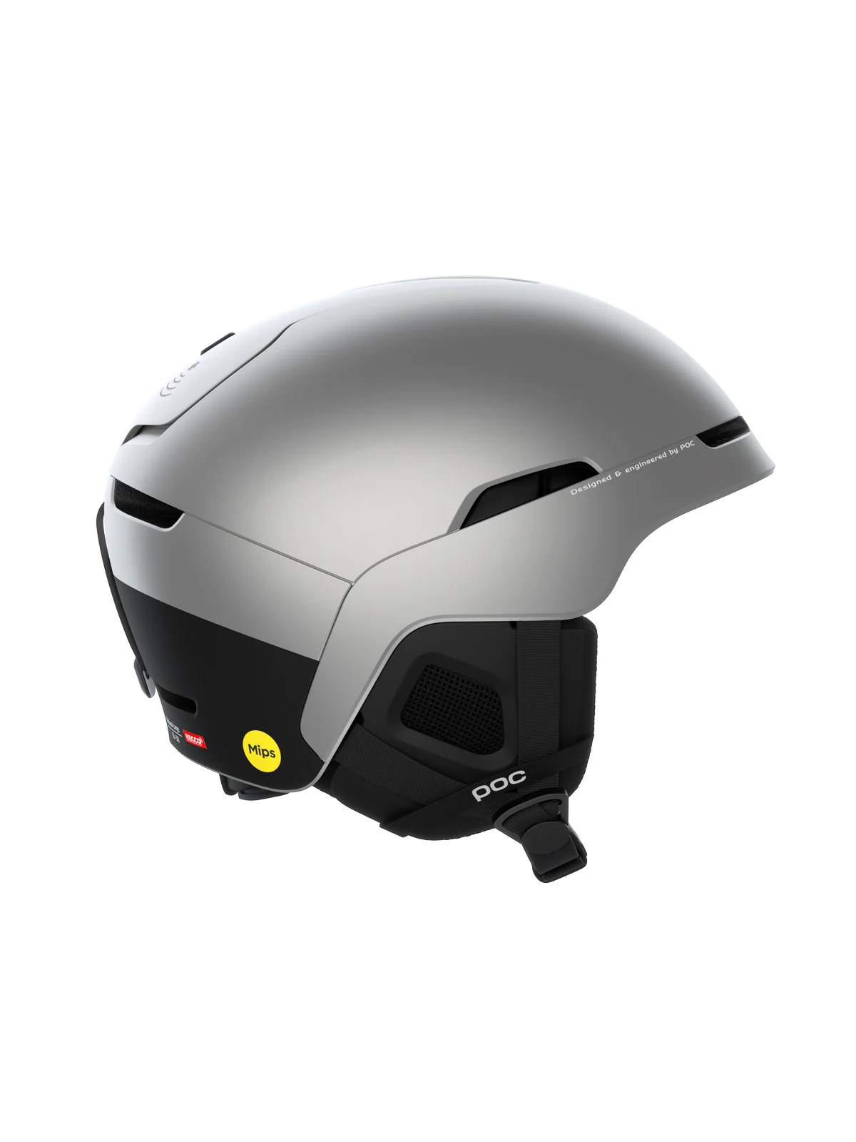 Kask narciarski POC Obex BC MIPS  - Argentite Silver Matt - Image 2