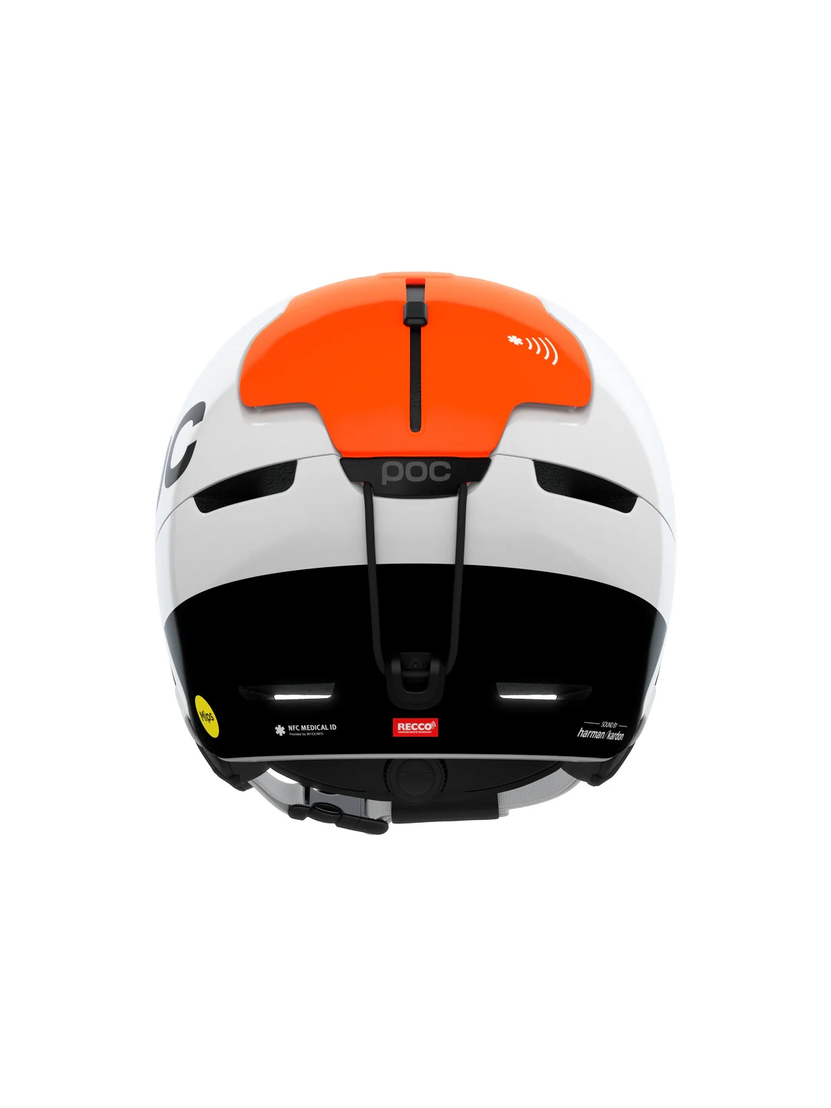 Kask narciarski POC Obex Connect - Hyd. White/Fluo. Orange AVIP - Image 3