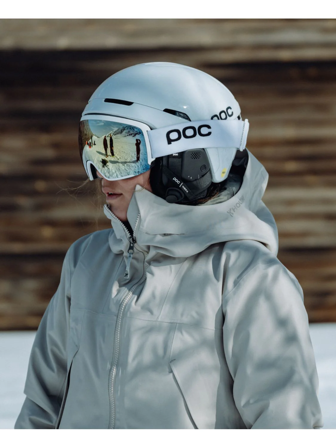 Kask narciarski POC OBEX MIPS COMMUNICATION - Hydr. White - Image 2