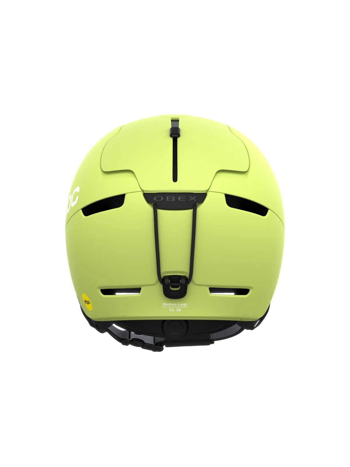 Kask narciarski POC OBEX MIPS - Lemon Calcite Matt - Image 3