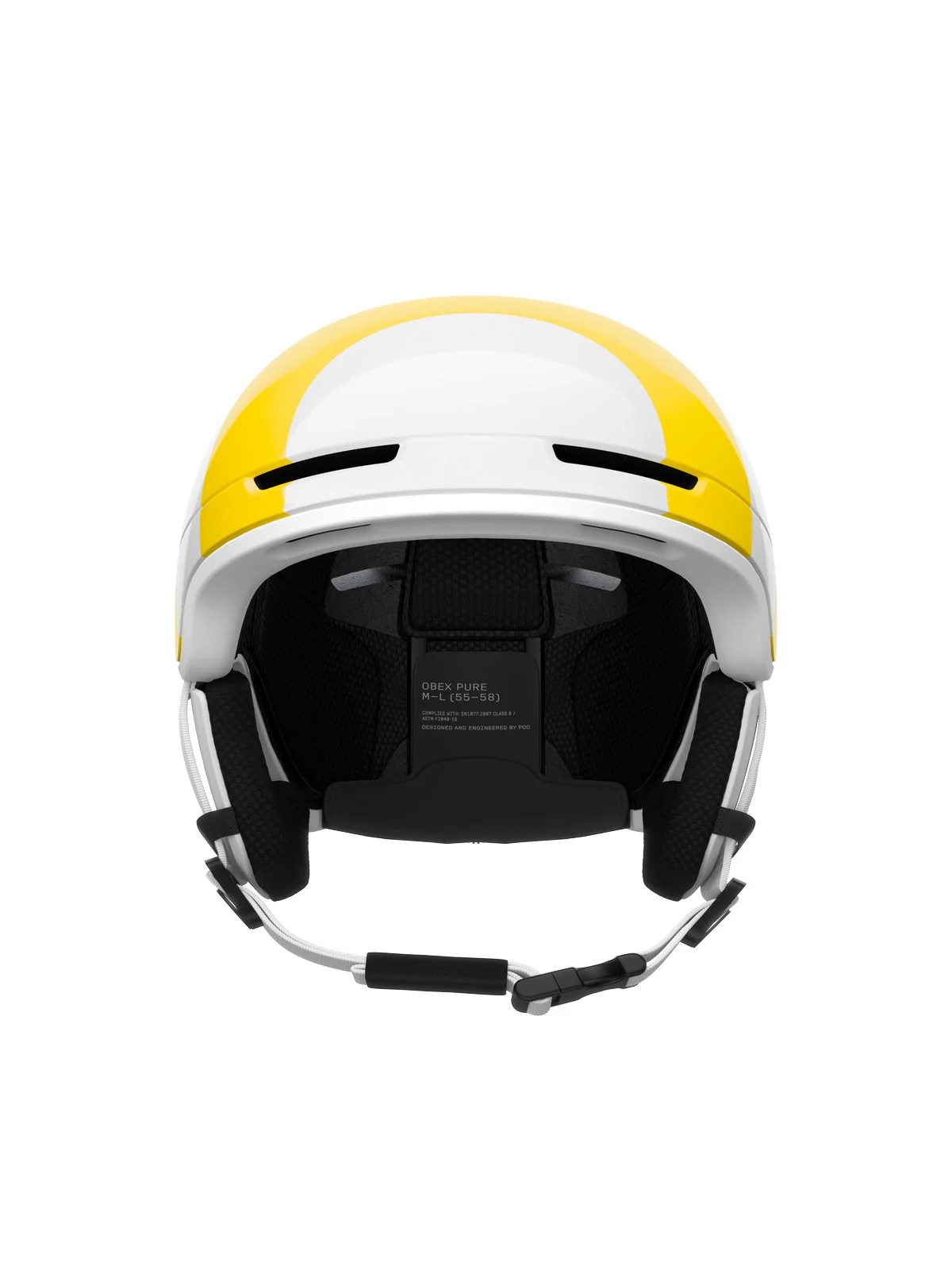 Kask narciarski POC Obex Pure - Jaune/Blanc - Image 3