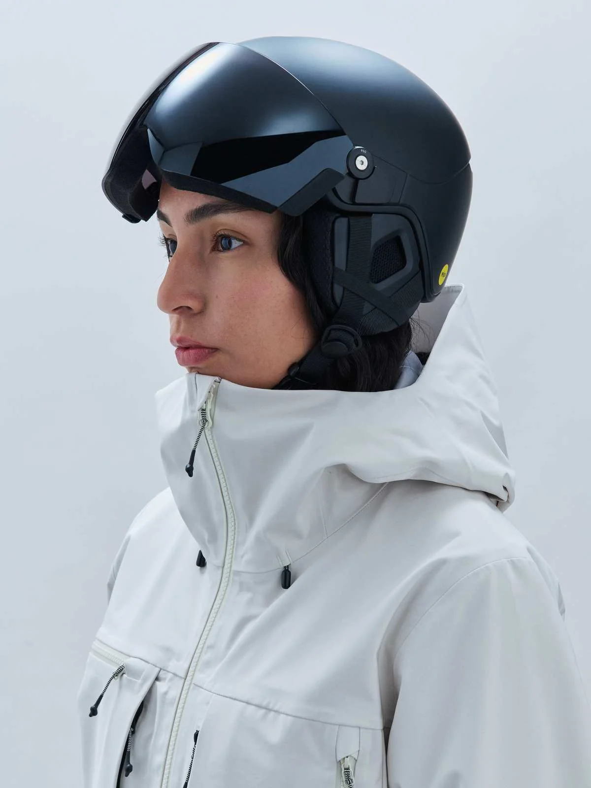 Kask narciarski POC Obex Visor - Uran. Black Matt/Clarity Universal/Sunny/Grey - Image 3
