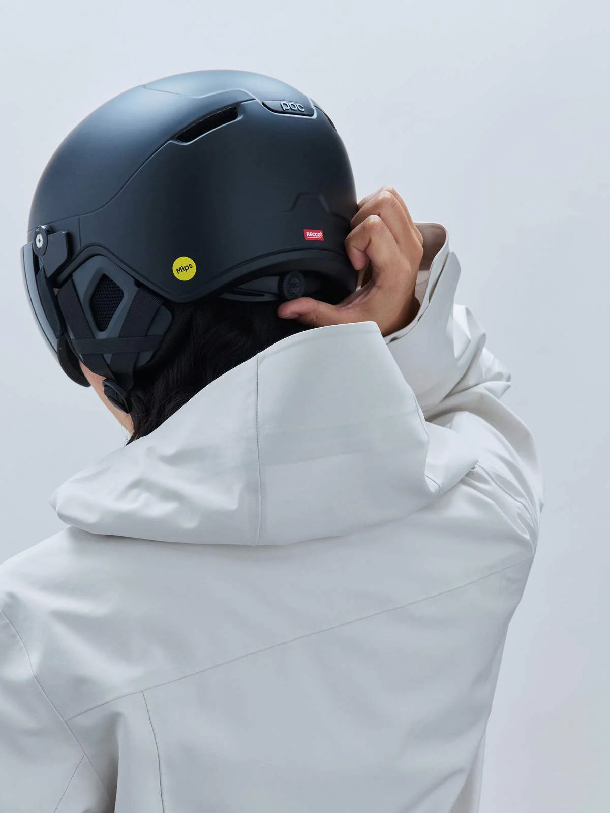 Kask narciarski POC Obex Visor - Uran. Black Matt/Clarity Universal/Sunny/Grey - Image 4