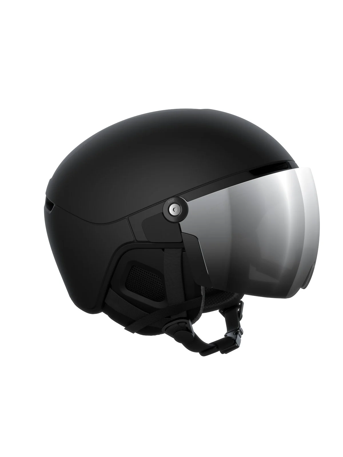 Kask narciarski POC Obex Visor - Uran. Black Matt/Clarity Universal/Partly Sunny/Silver - Image 2