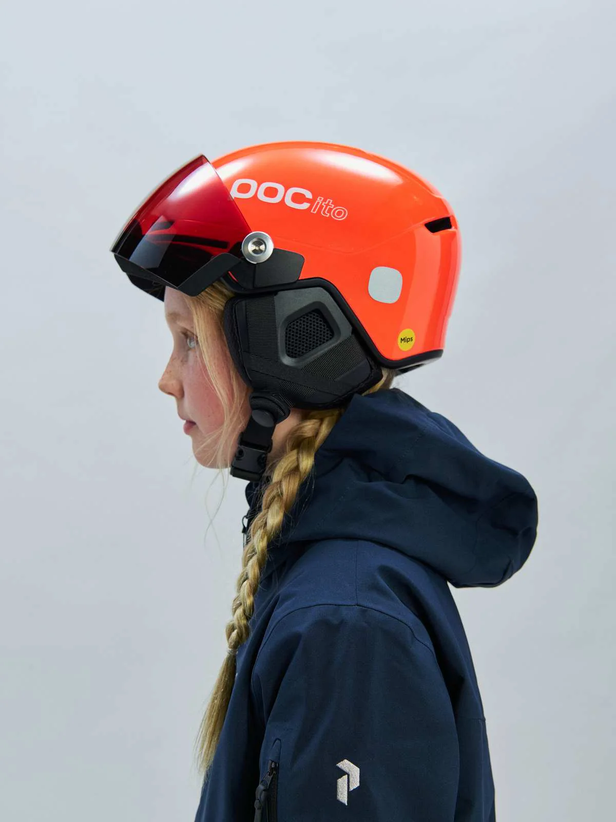 Kask narciarski POCito Obex Visor - Fluo. Orange/Clarity POCito/Partly Sunny/Light Orange - Image 2