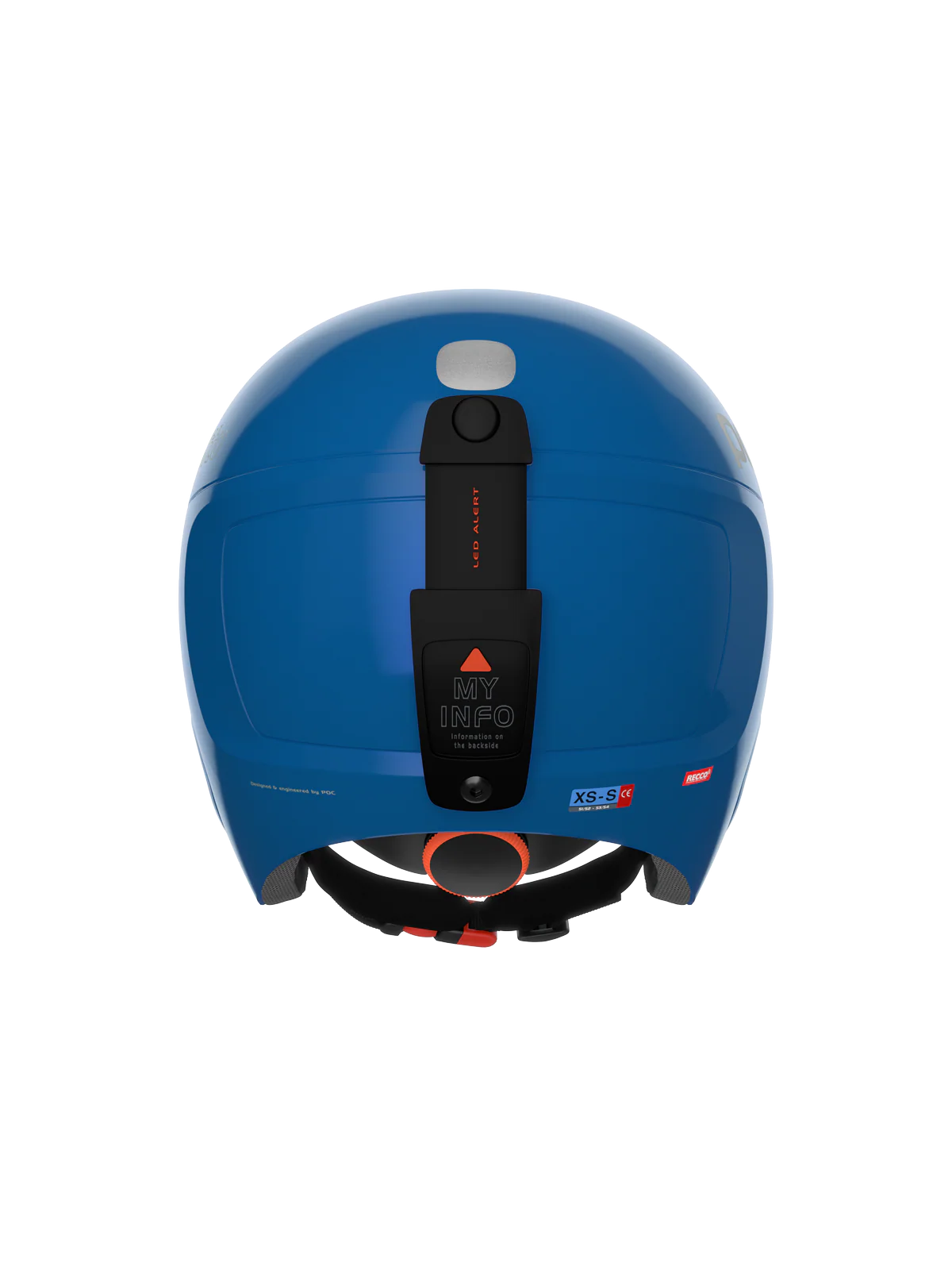 Kask narciarski POCito Skull - Fluo. Blue - Image 4