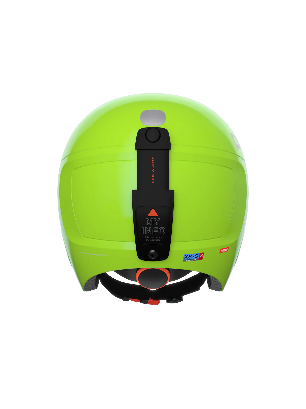 Kask narciarski POCito Skull - Fluo. Yellow/Green - Image 4
