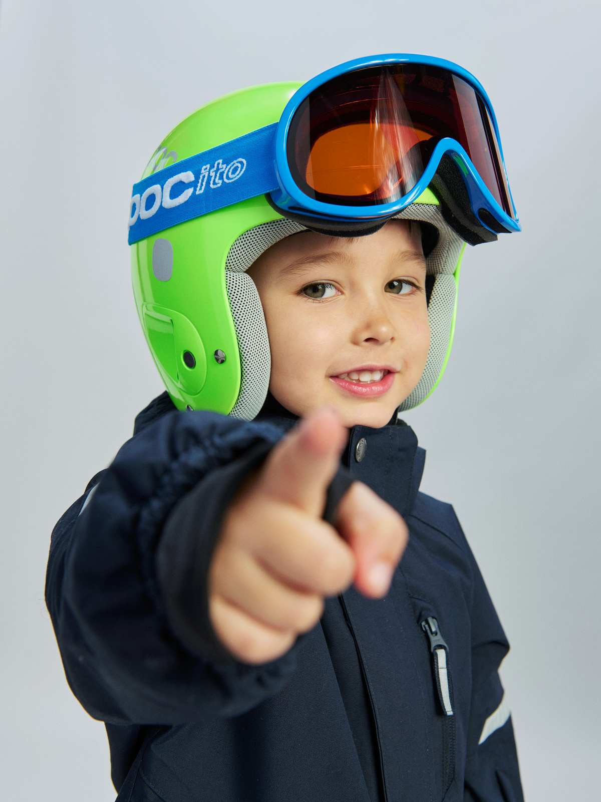 Kask narciarski POCito Skull - Fluo. Yellow/Green - Image 6