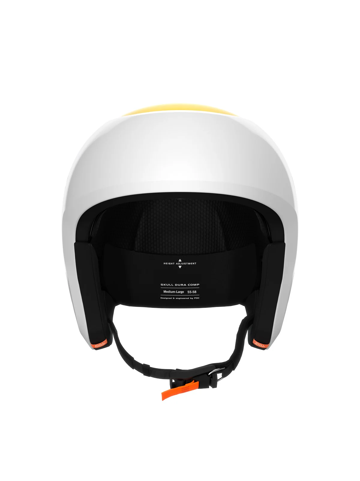 Kask narciarski POC Skull Dura Comp MIPS - Hydr. White/Ave. Yellow - Image 6