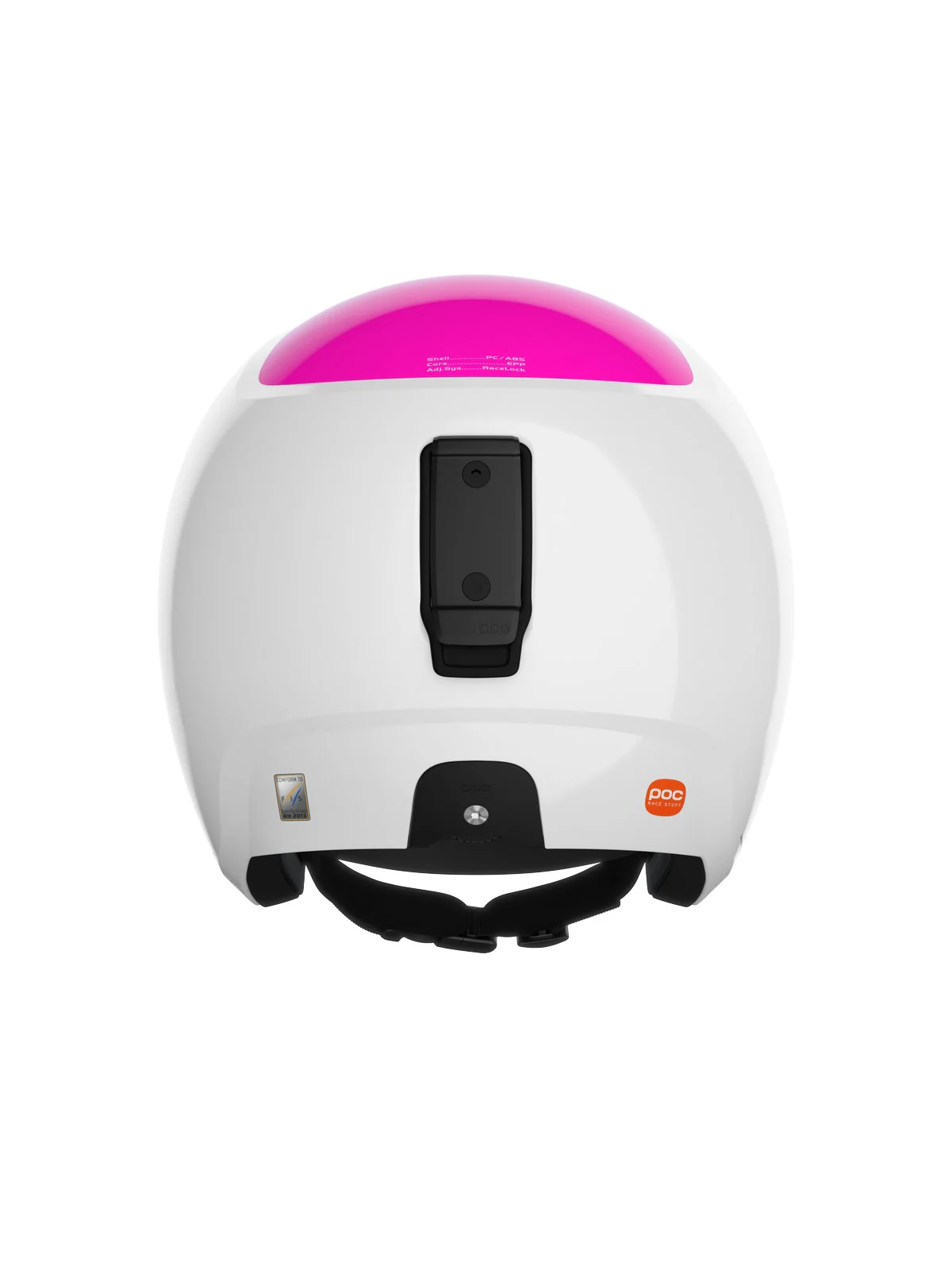Kask narciarski POC SKULL DURA JR - Hyd. White/Fluo. Pink - Image 3