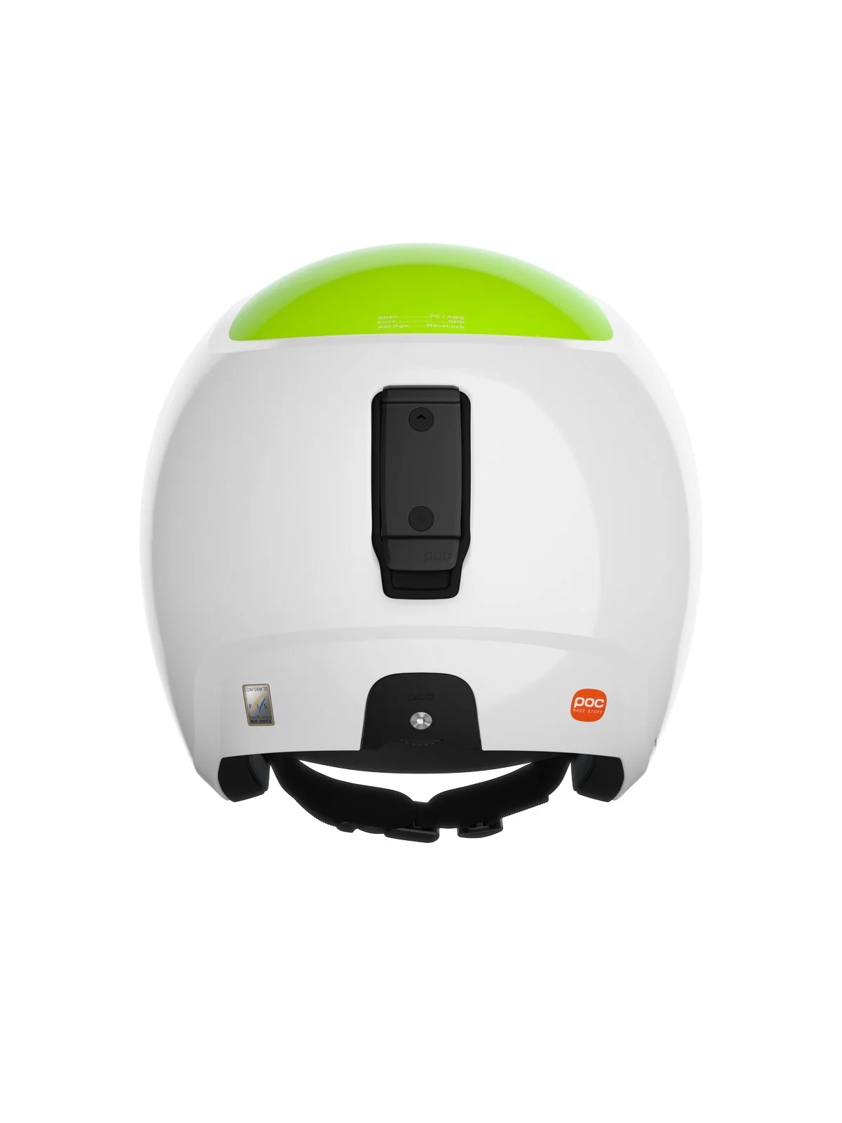 Kask narciarski POC SKULL DURA JR - Hyd. White/Fluo. Yellow/Green - Image 3