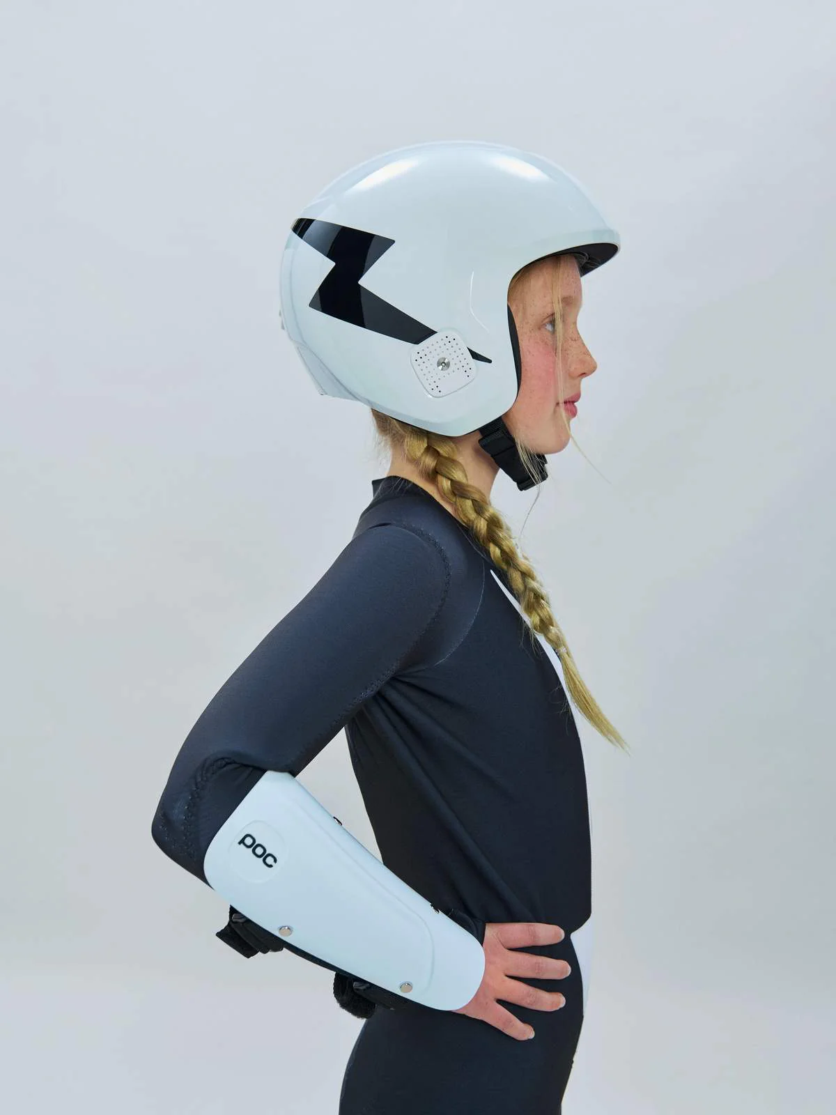 Kask narciarski POC Skull Dura Jr - Blixten White - Image 2