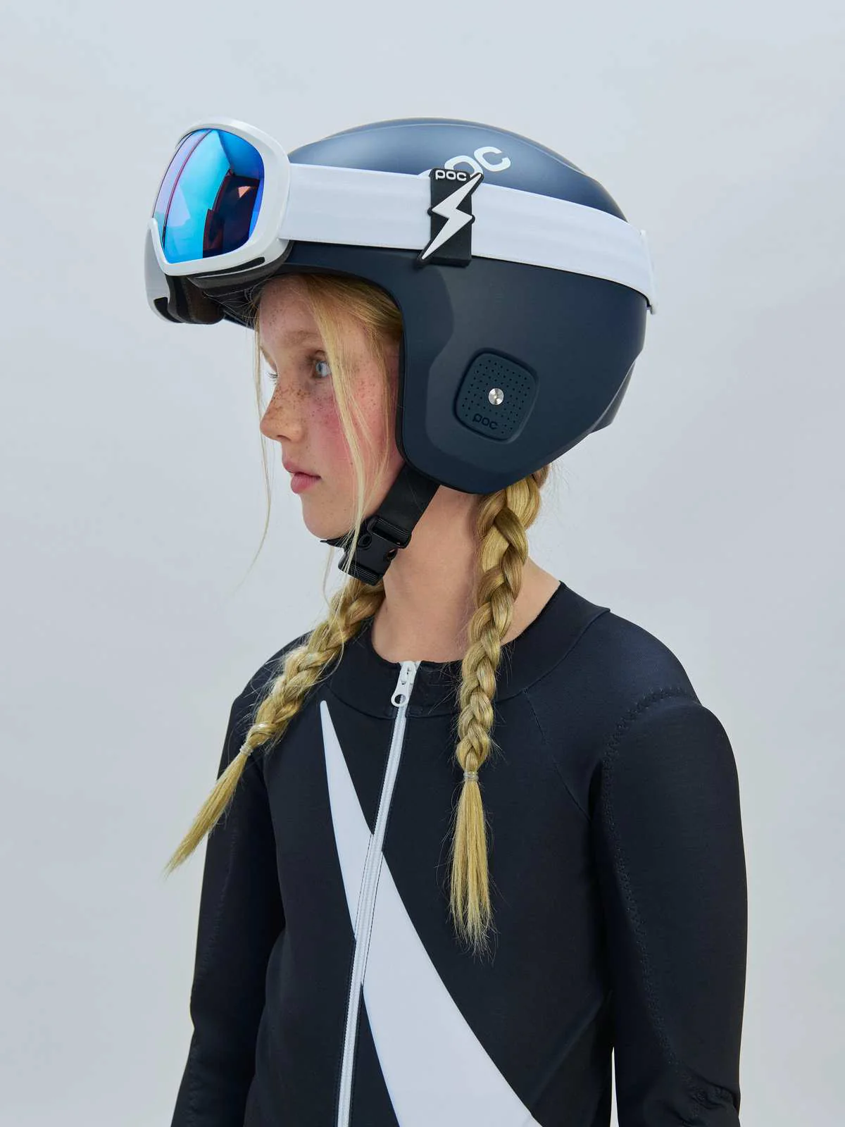 Kask narciarski POC Skull Dura Jr - Blixten Blue Matt - Image 5