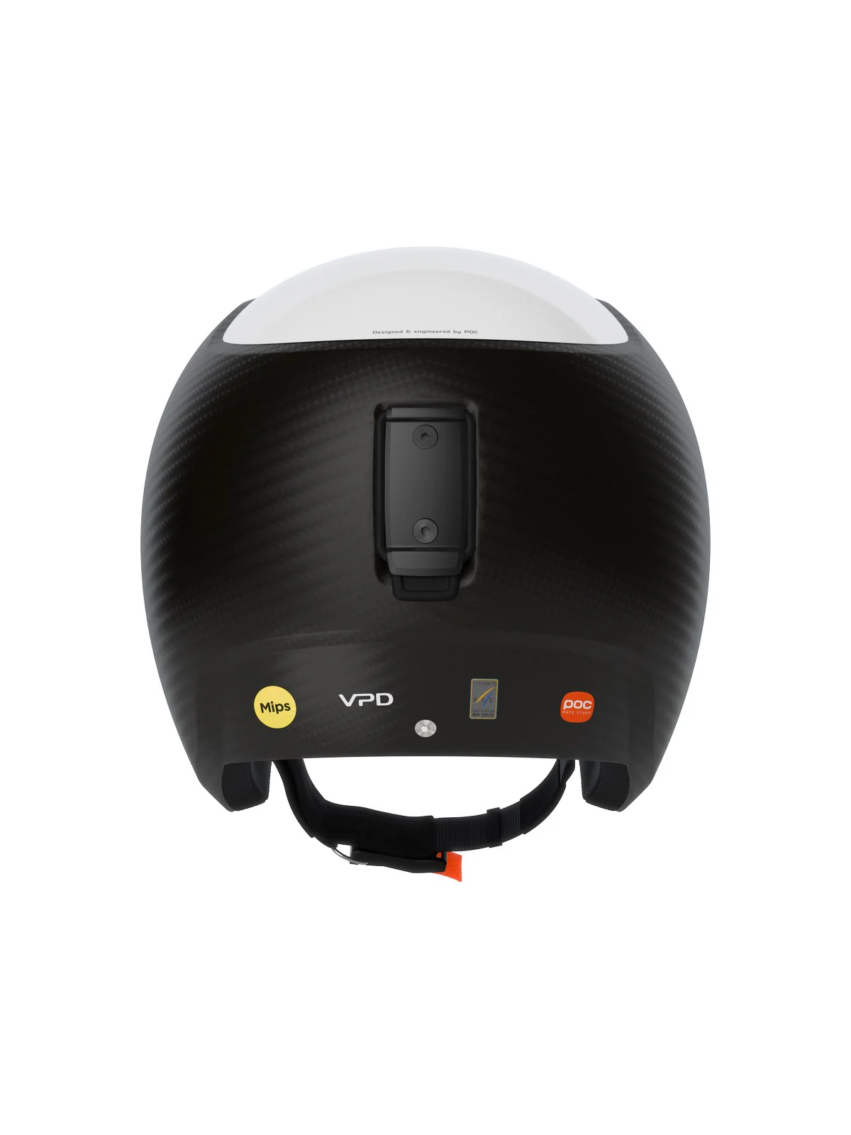 Kask narciarski POC Super Skull  - Ura. Black/Hydr. White Matt - Image 3
