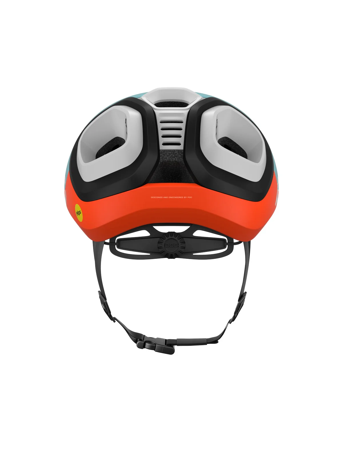 Kask rowerowy POC Amidal - Indi. Blue Matt/Carnelian Orange Matt - Image 4