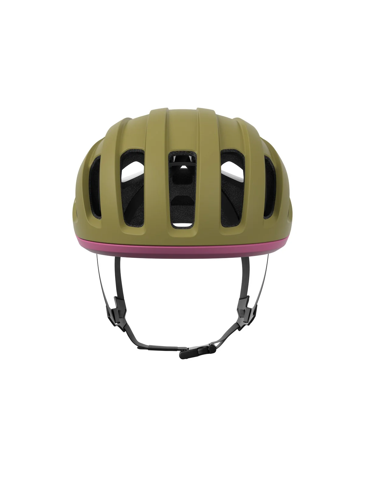 Kask rowerowy POC Amidal - Oliv. Green Matt/Thulite Pink Matt - Image 3