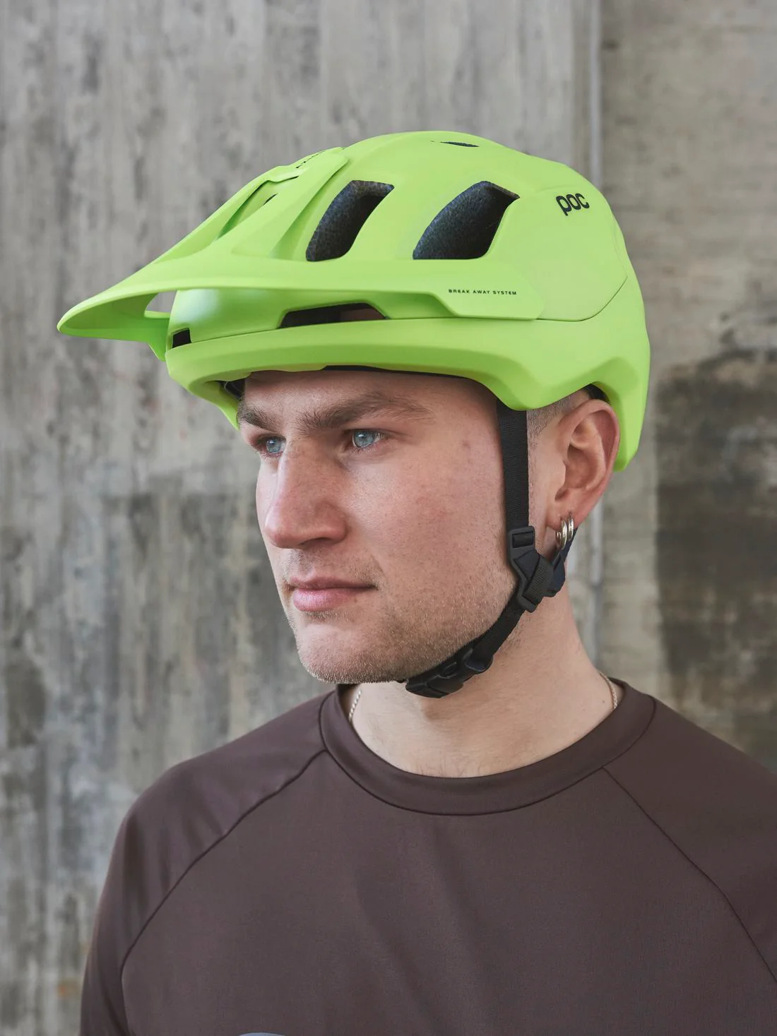 Kask rowerowy POC AXION - Fluo. Yellow/Green Matt - Image 2