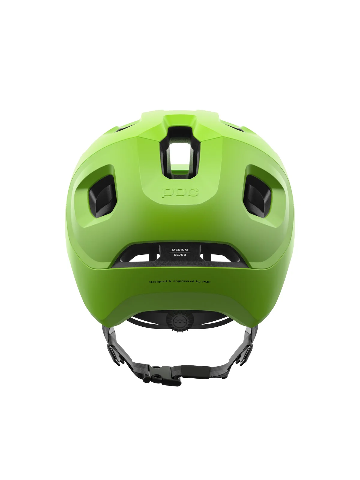 Kask rowerowy POC AXION - Fluo. Yellow/Green Matt - Image 6