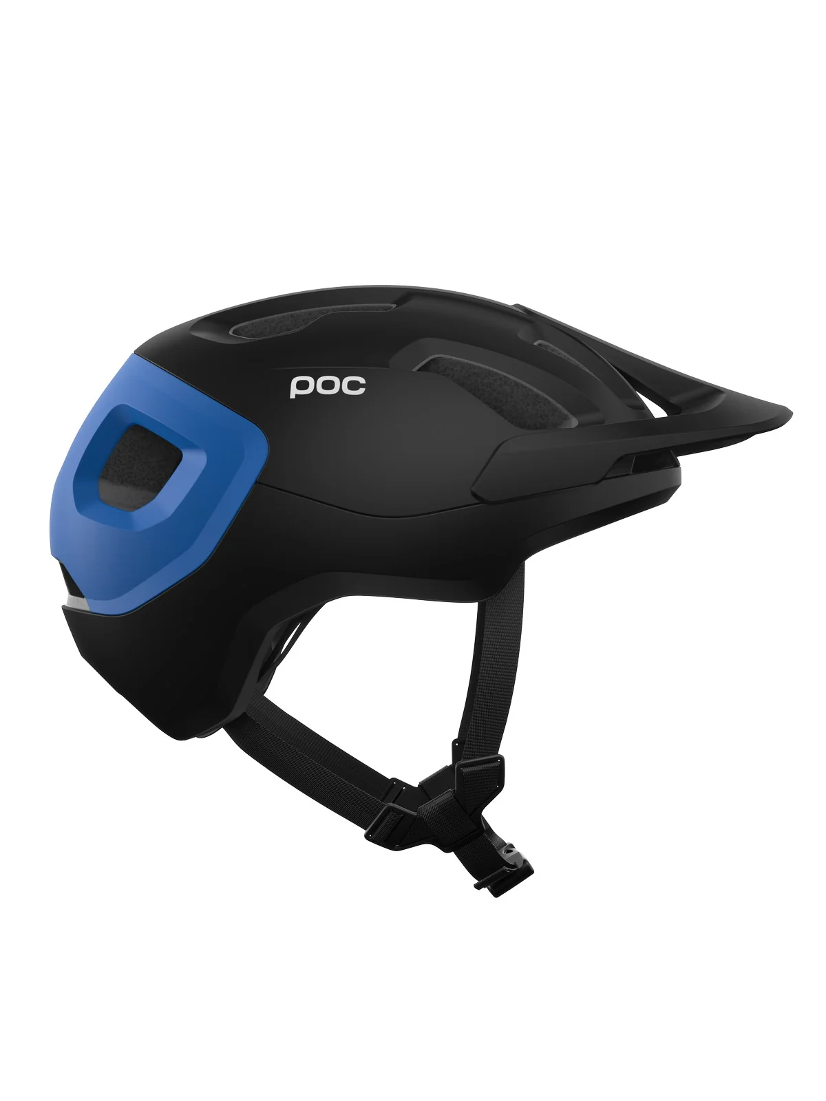 Kask rowerowy POC AXION - Ur. Black/Opal Blue Metallic/Matt - Image 4