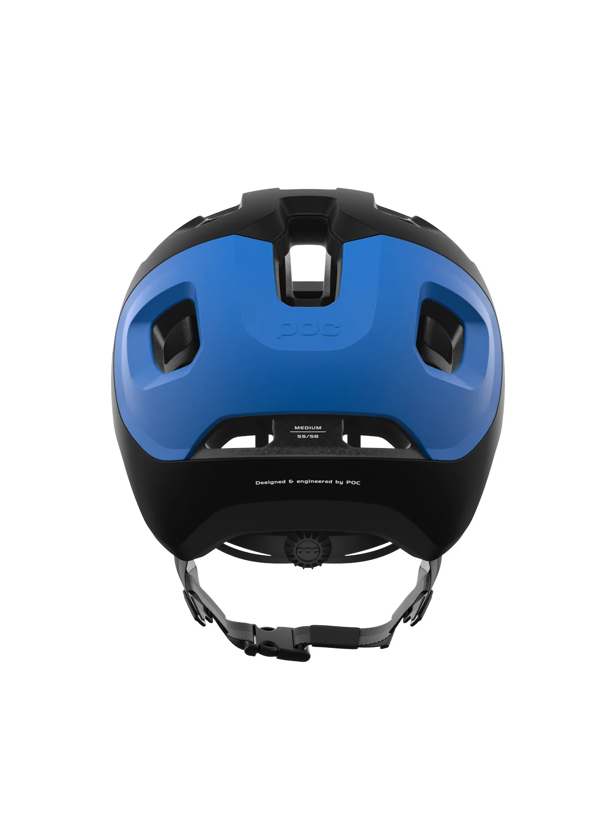 Kask rowerowy POC AXION - Ur. Black/Opal Blue Metallic/Matt - Image 5