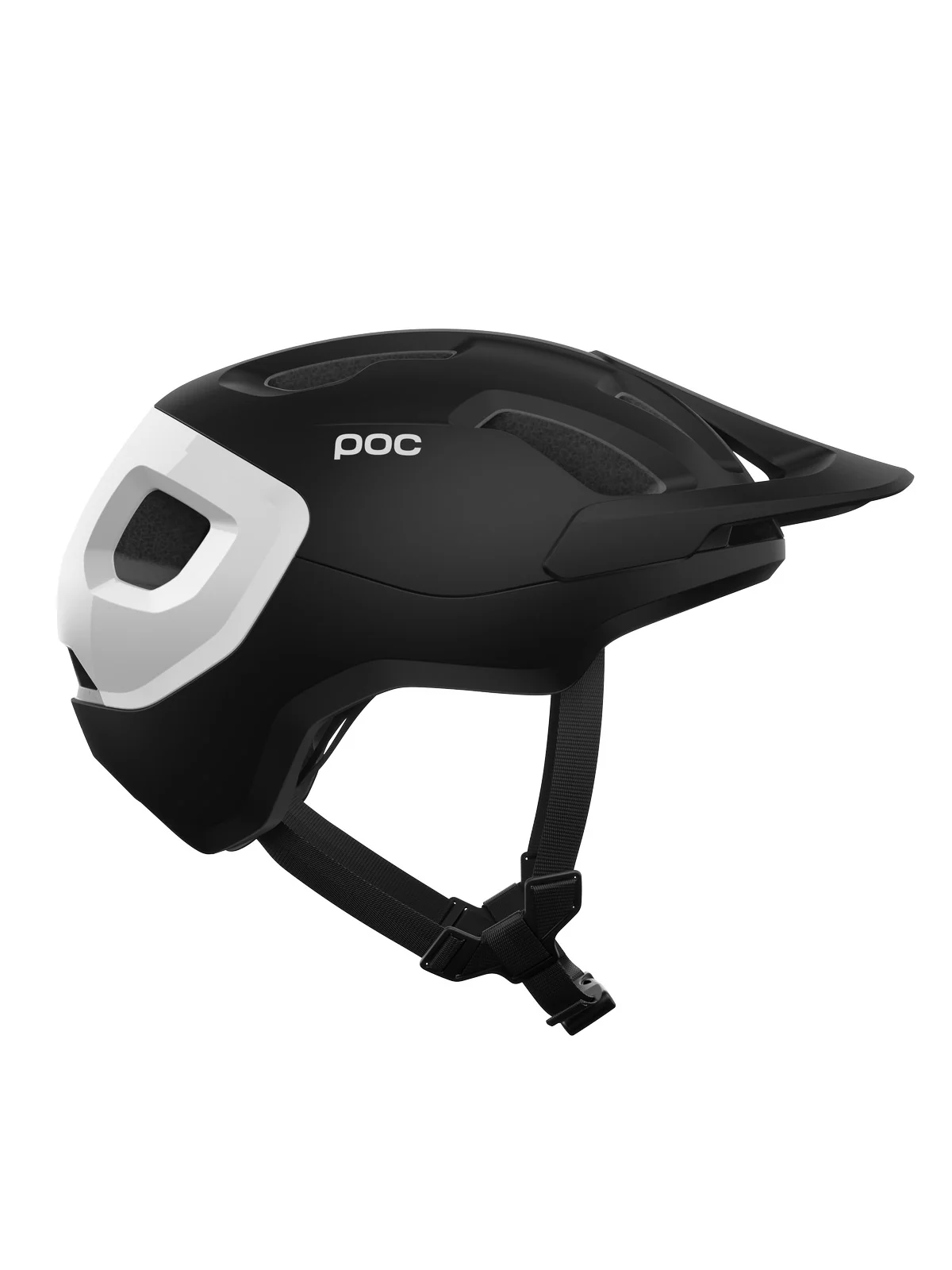 Kask rowerowy POC AXION RACE MIPS - Ur. Black Matt/Hydr. White - Image 4