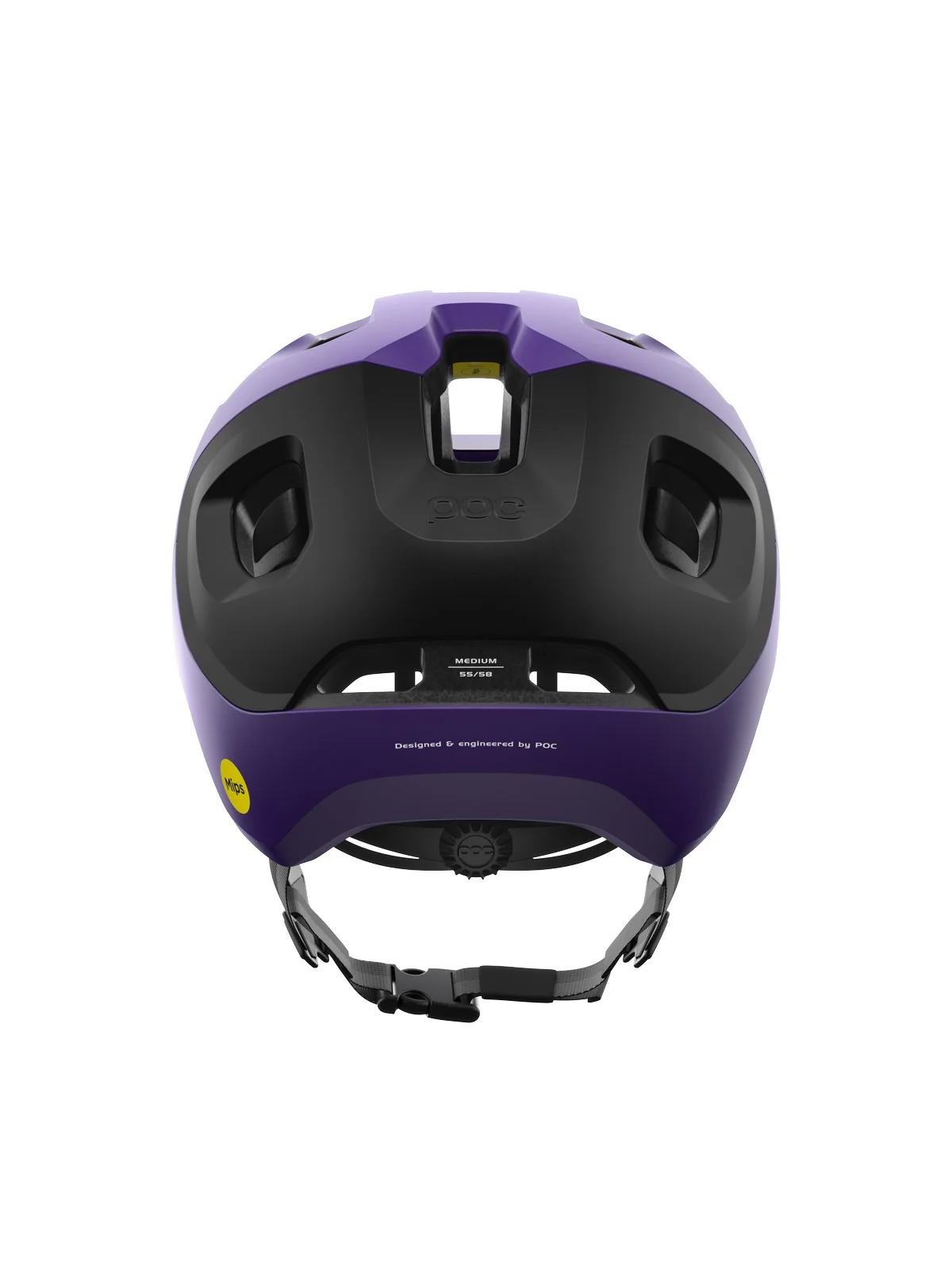 Kask rowerowy POC AXION RACE MIPS - Sap. Purple/Ur. Black Metallic/Matt - Image 5