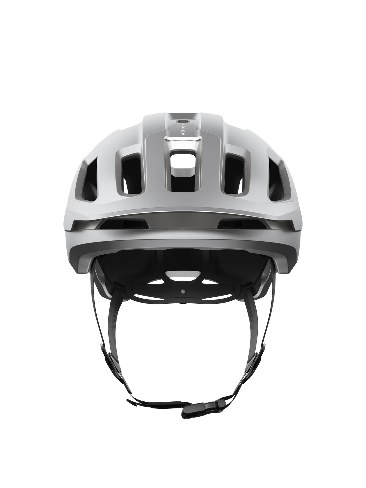 Kask rowerowy POC Axion Race MIPS - Uran. Black/Argentite Silver Matt - Image 4