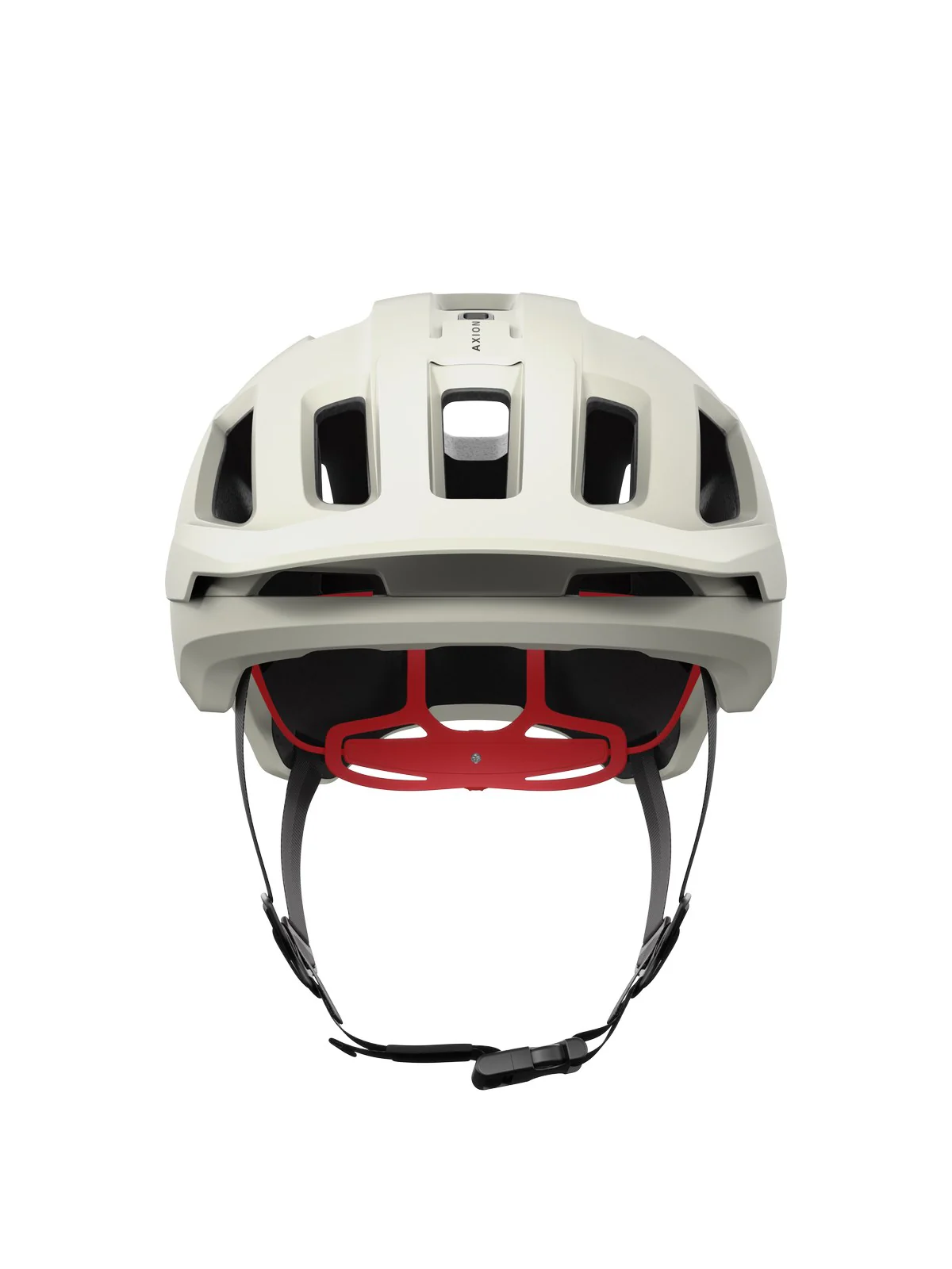 Kask rowerowy POC AXION RACE MIPS - Off-White/ Blue Matt - Image 4