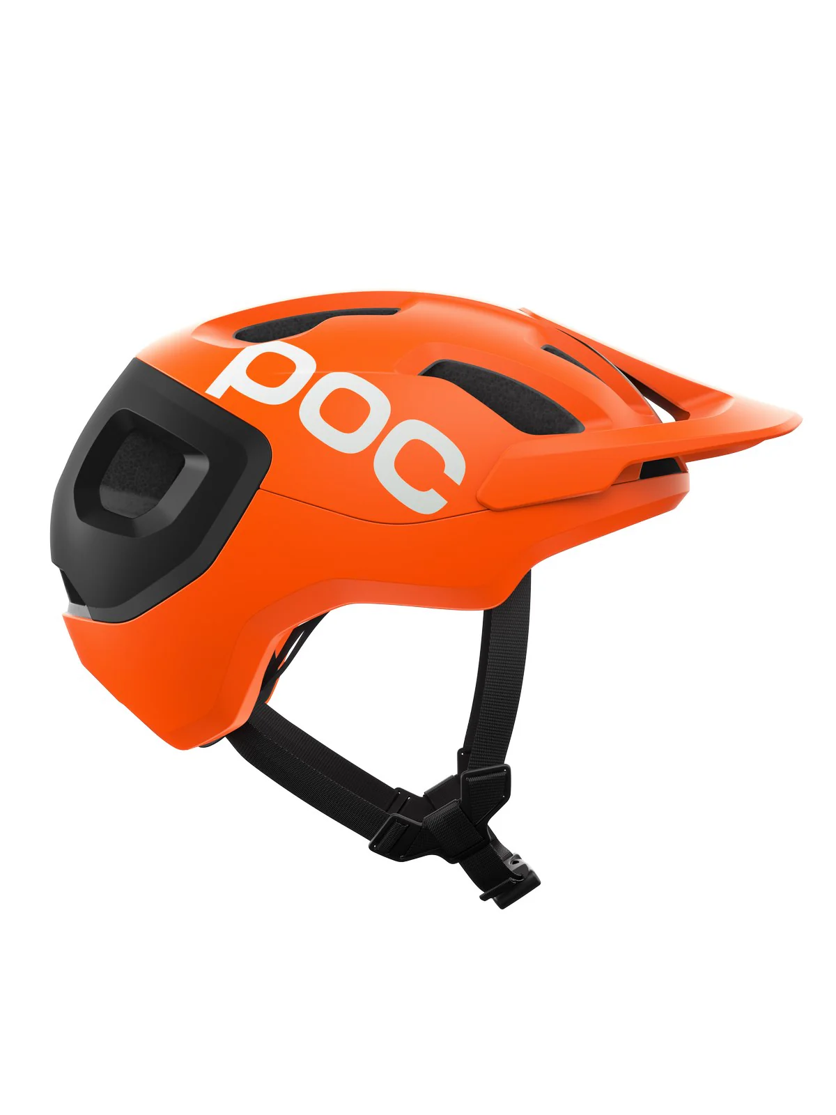 Kask rowerowy POC Axion Race MIPS - Fluo. Orange AVIP/Ur. Black Matt - Image 2