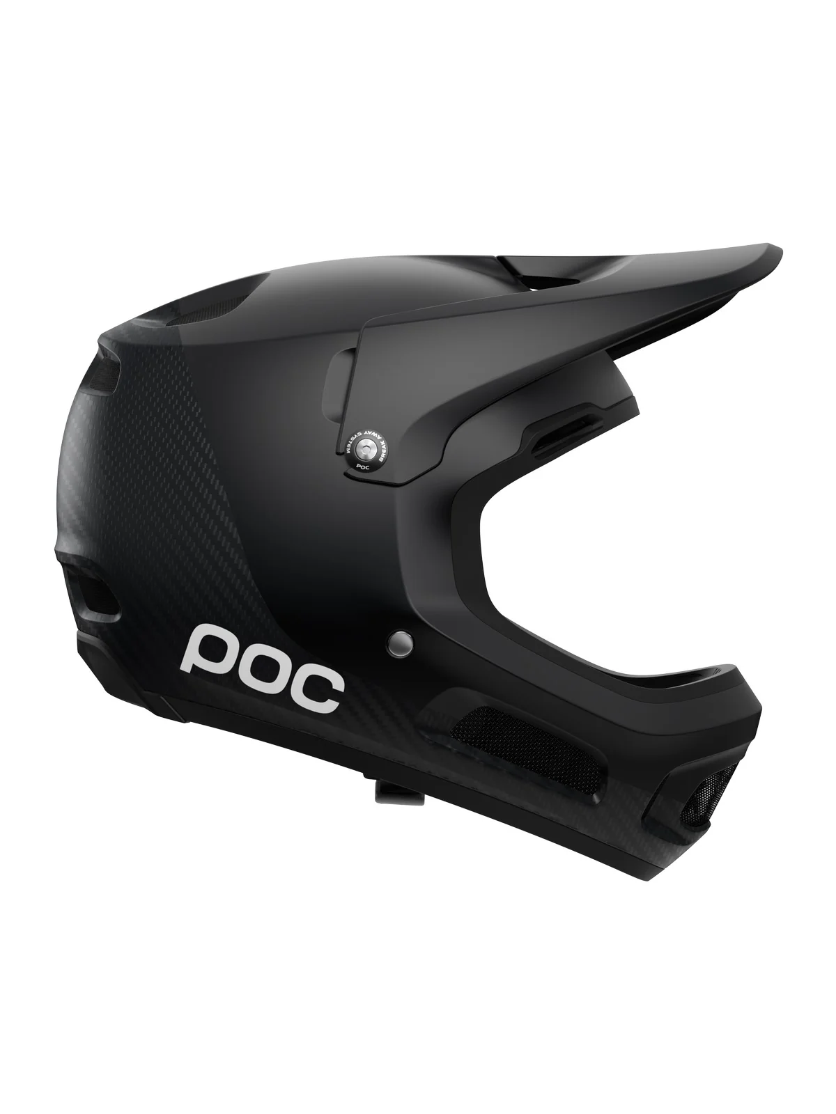 Kask rowerowy POC CORON AIR CARBON MIPS - Carbon Black - Image 2