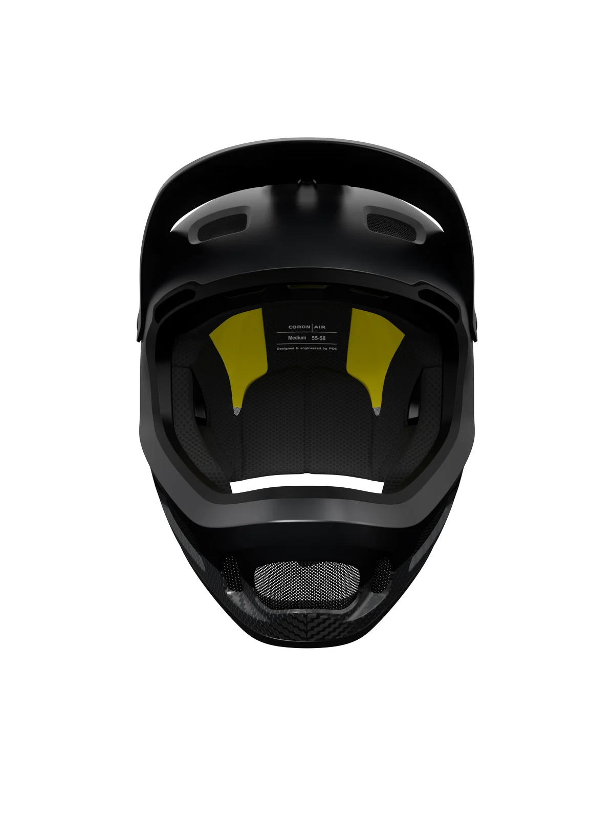 Kask rowerowy POC CORON AIR CARBON MIPS - Carbon Black - Image 3