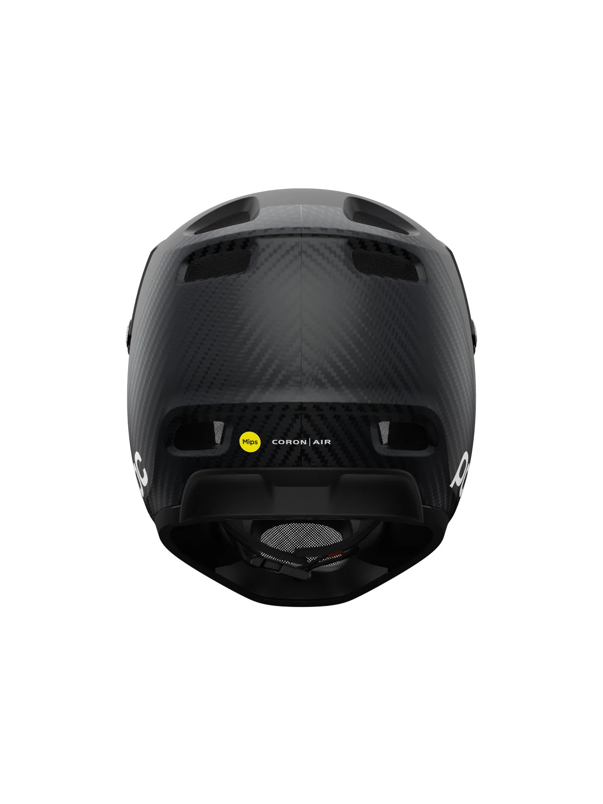 Kask rowerowy POC CORON AIR CARBON MIPS - Carbon Black - Image 4