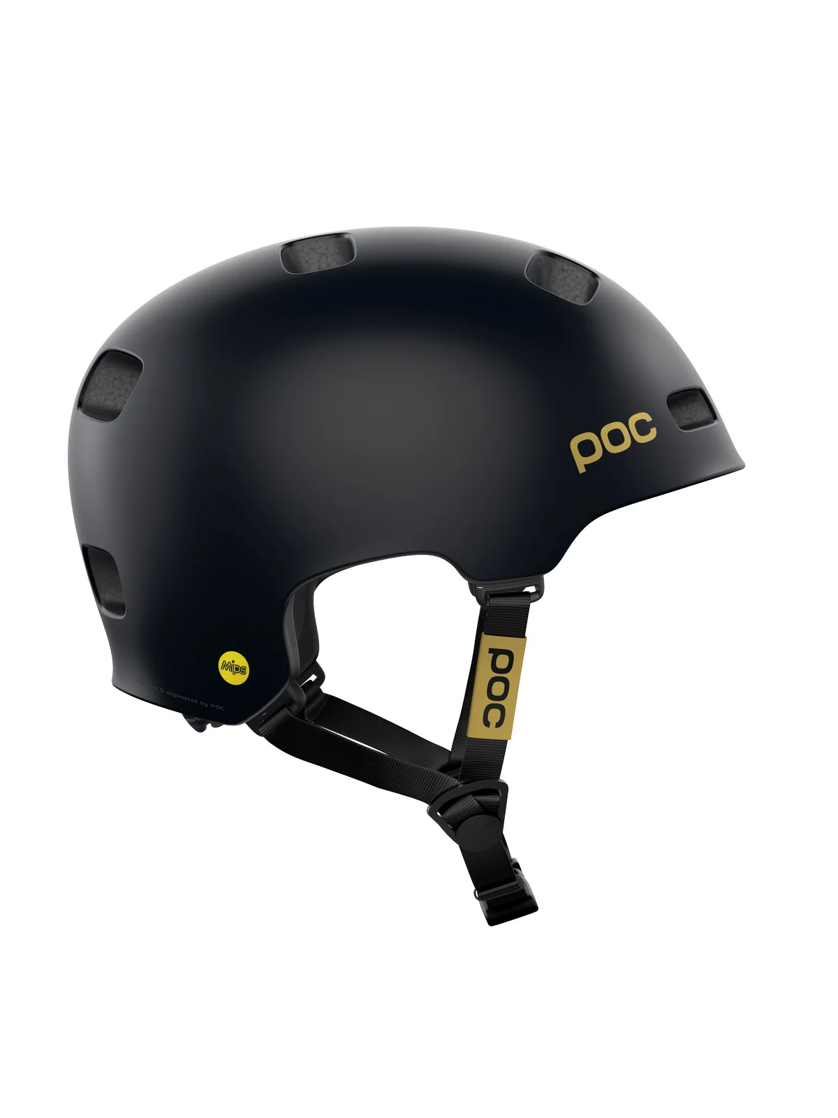 Kask rowerowy POC Crane MIPS Fabio Ed. - Uran. Black Matt/Gold - Image 2