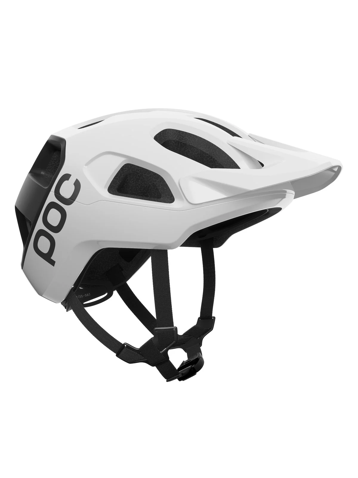 Kask rowerowy POC Cularis - Hyd. White/Ur. Black Matt w. Logo - Image 2