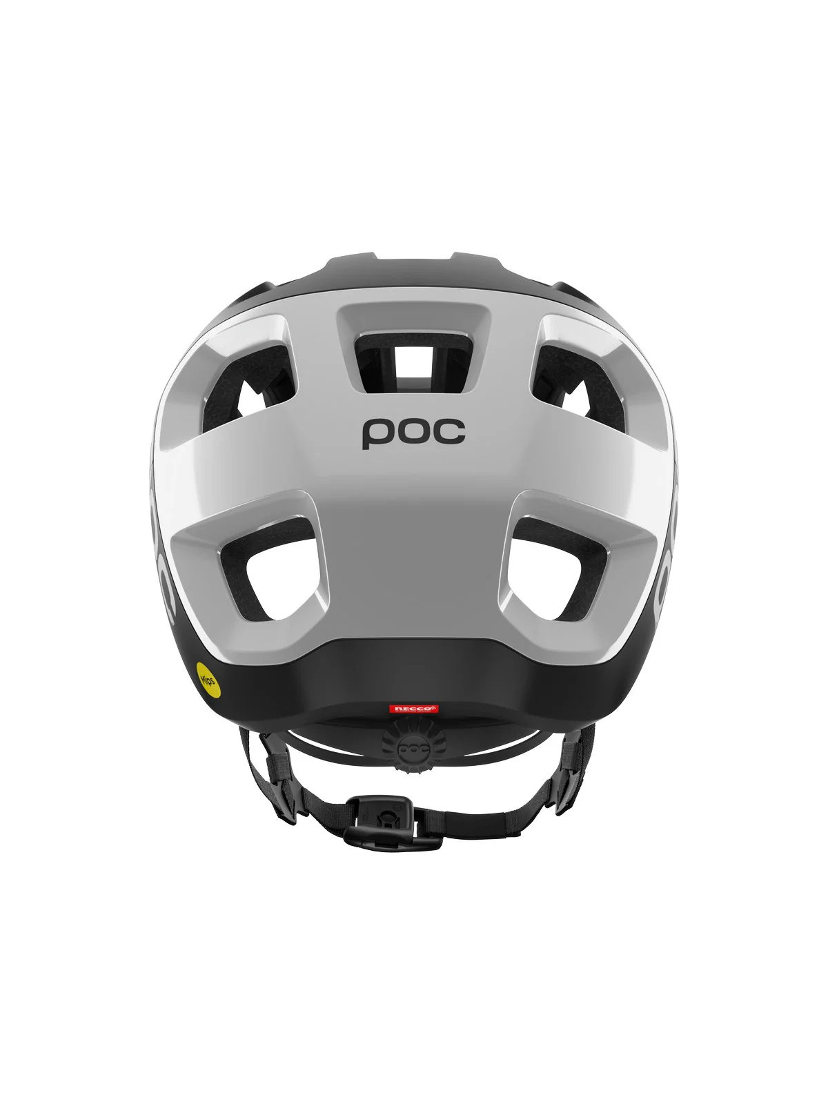 Kask rowerowy POC Cularis - Ur. Black Matt/Hyd. White w. Logo - Image 3